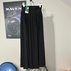 Elegant Black Maxi Skirt